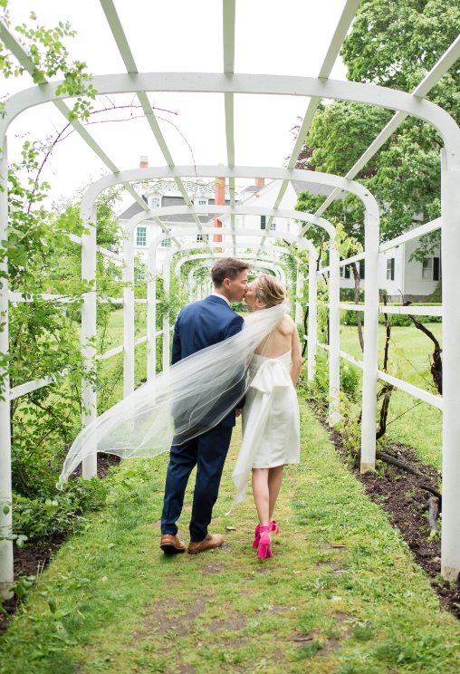 Couple at Governor John Langdon House