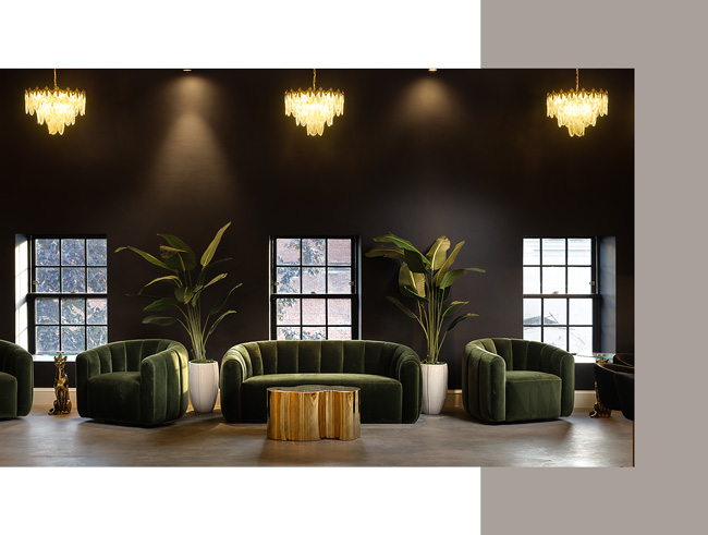 The Hawthorn interior lounge area