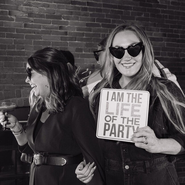 event guests having fun