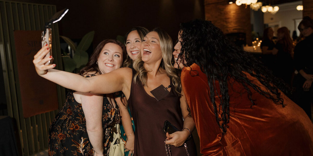 Group of women taking a selfie