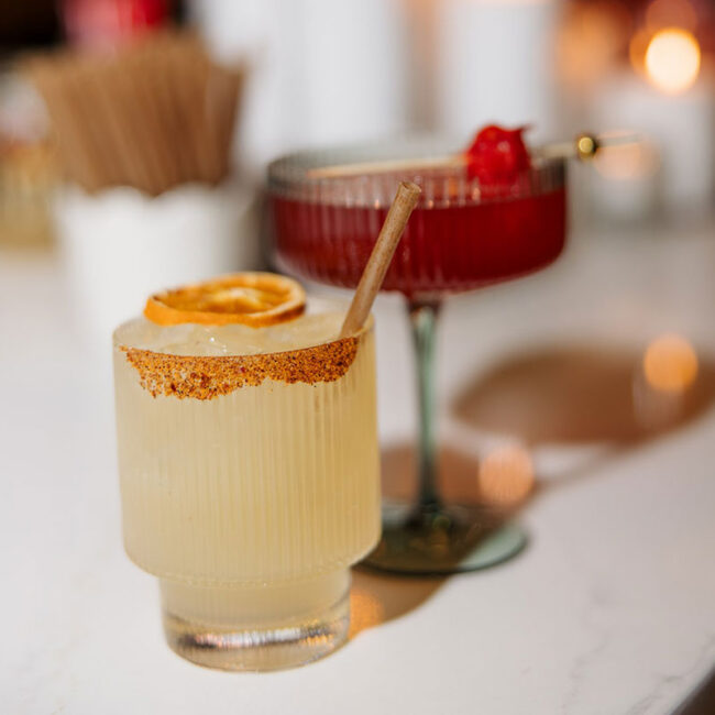 Beautiful craft cocktails