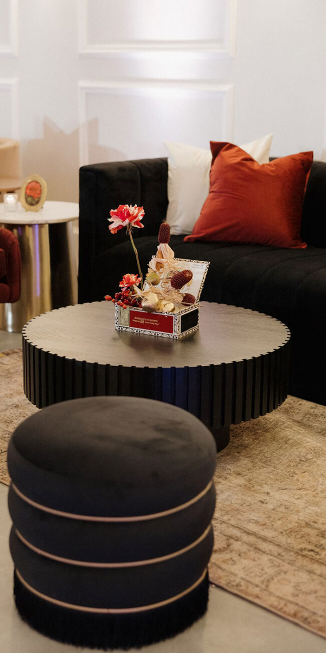 Chic seating area at The Hawthorn NH