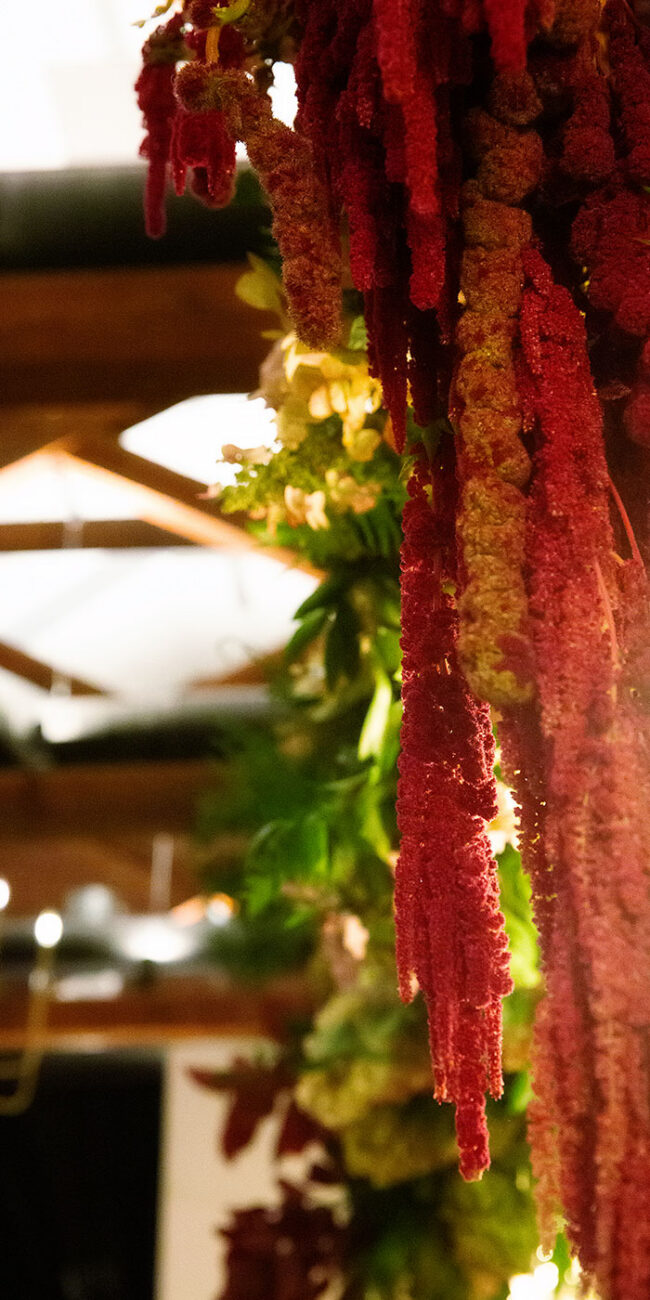 Drapping hanging florals