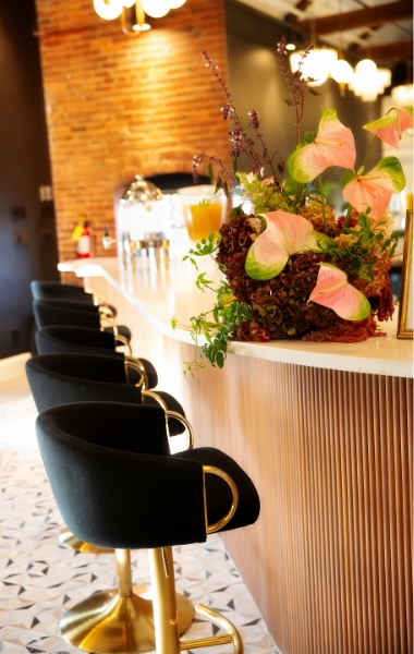 Art-deco inspired bar