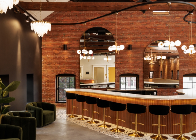 The Hawthorn chic bar area