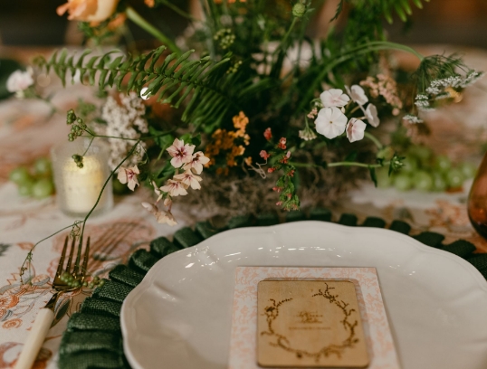 Styled place setting