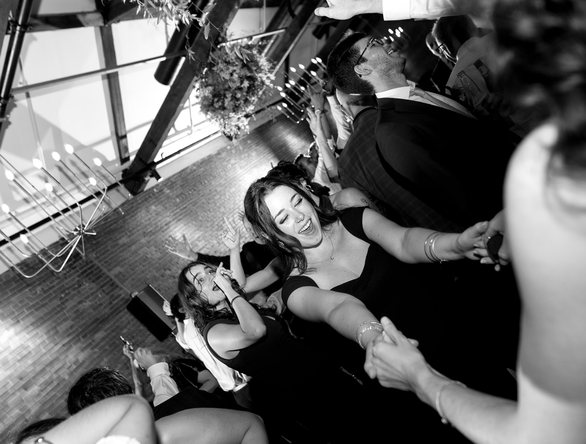 Party guests dancing at The Hawthorn event