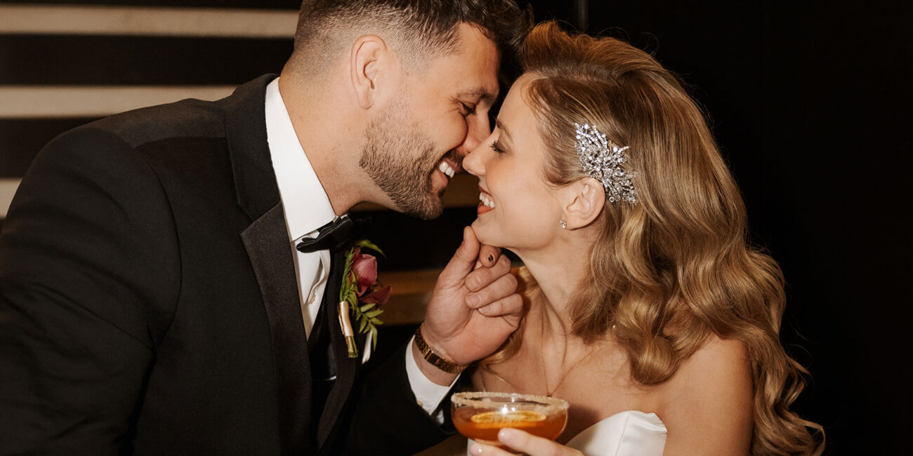 The Hawthorn Interior - Wedding couple