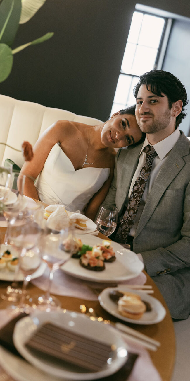 The Hawthorn Interior - Wedding couple
