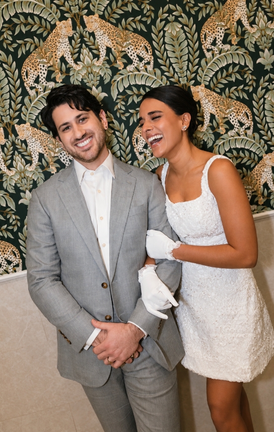 Laughing couple